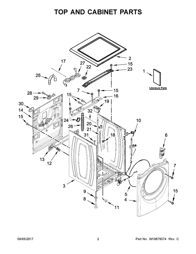 Diagram for WFW87HEDW1