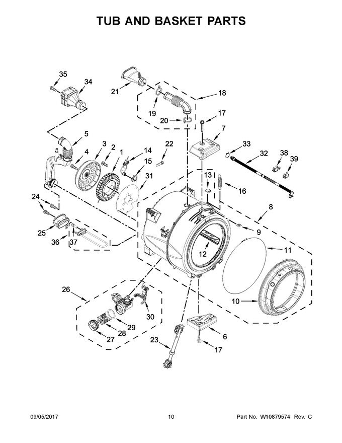 Diagram for WFW87HEDC1