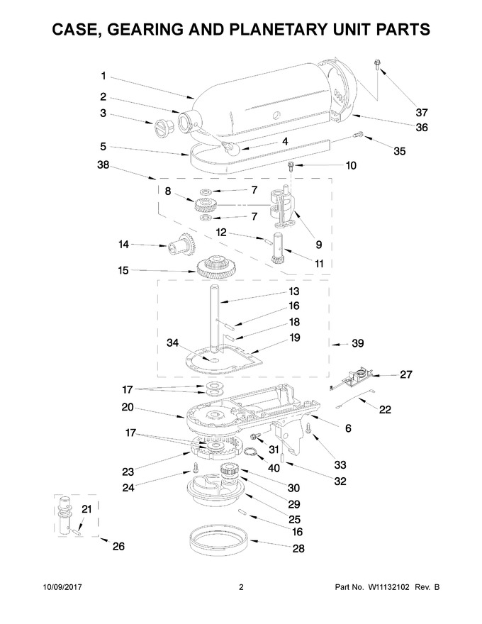 Diagram for 5KSM45AWH0