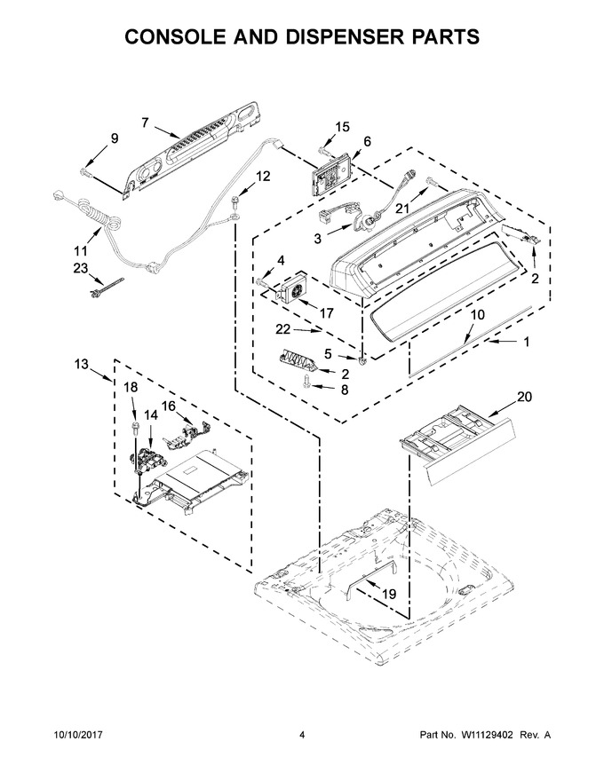 Diagram for WTW7000DW3