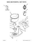 Diagram for 05 - Base And Pedestal Unit Parts