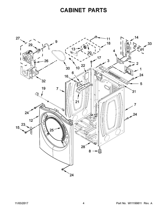 Diagram for WED7540FW1