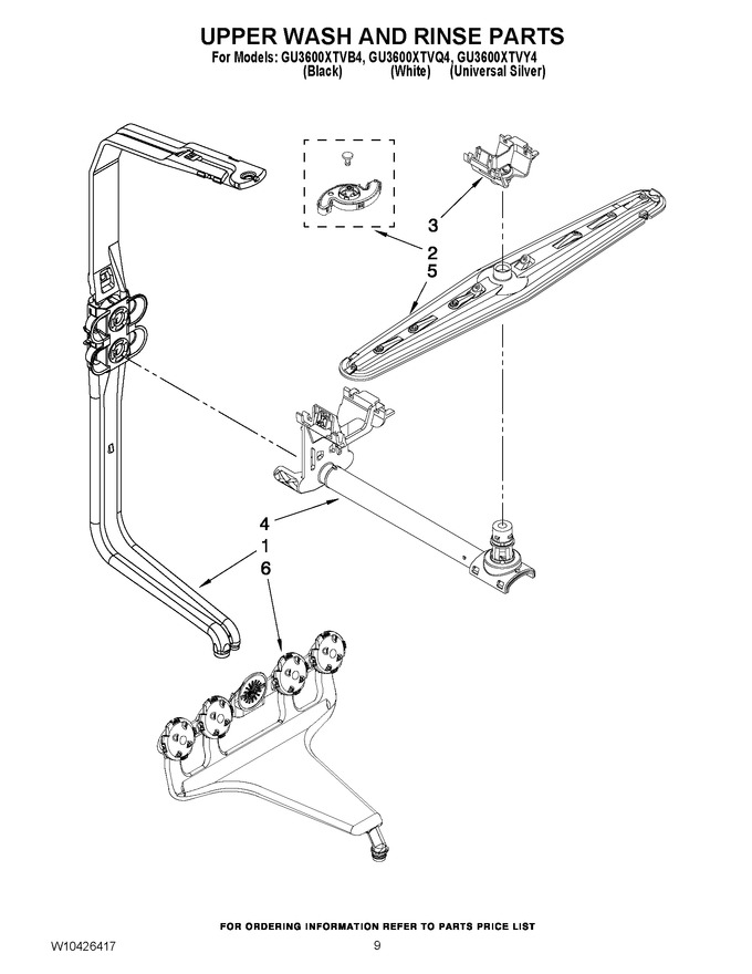 Diagram for GU3600XTVQ4