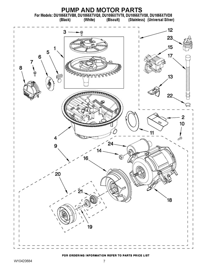 Diagram for DU1055XTVB8