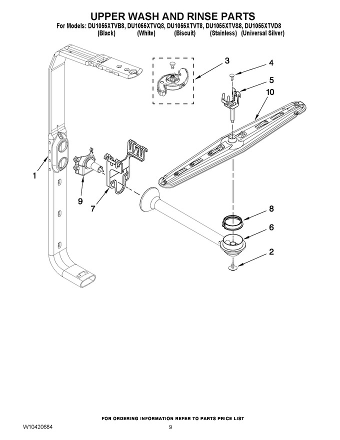 Diagram for DU1055XTVB8