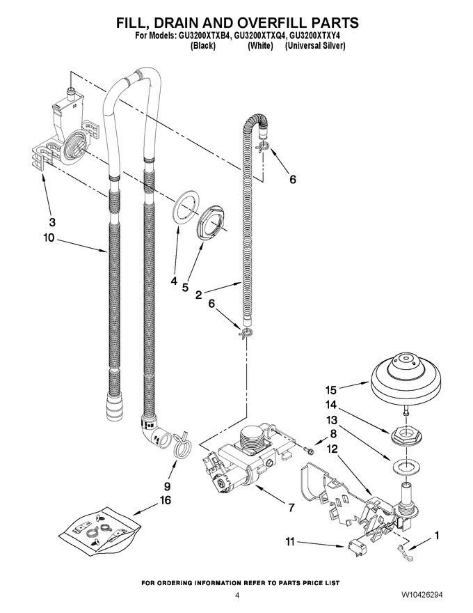 Diagram for GU3200XTXY4