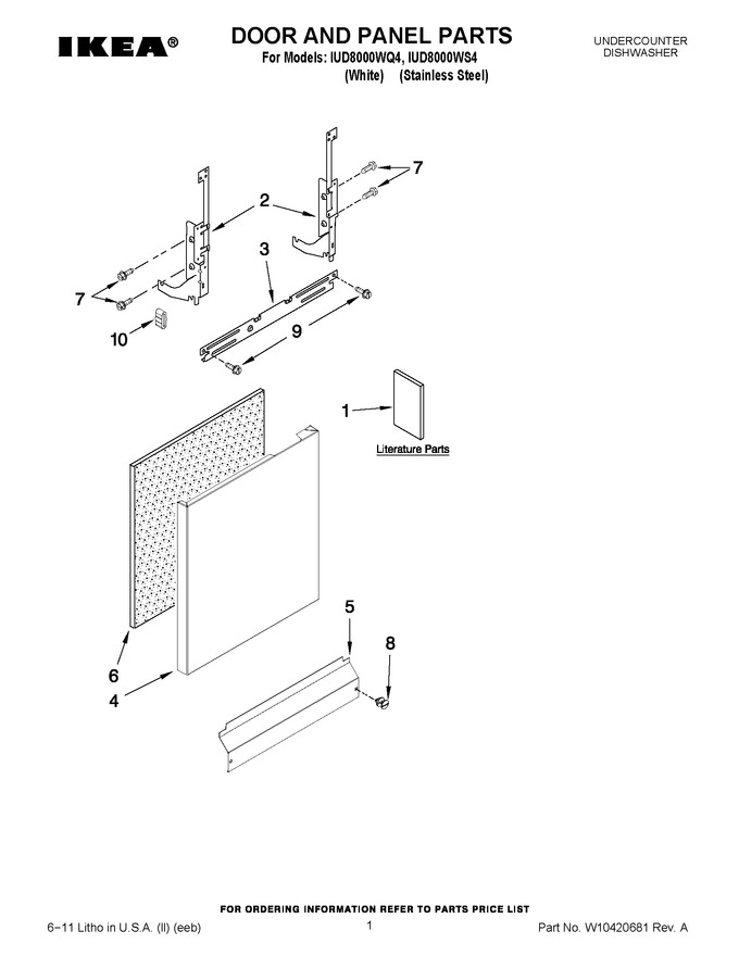Diagram for IUD8000WS4