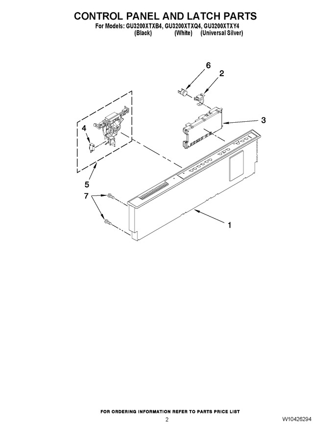 Diagram for GU3200XTXY4