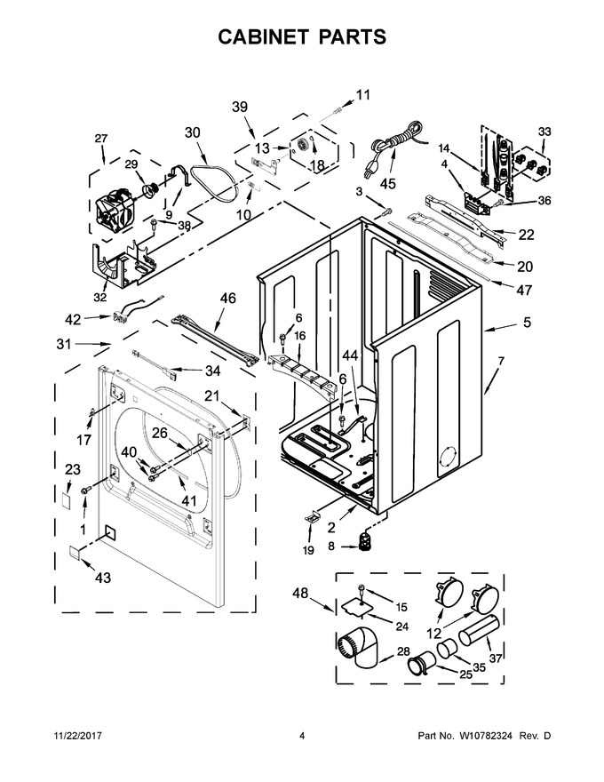 Diagram for WGD8500DW1