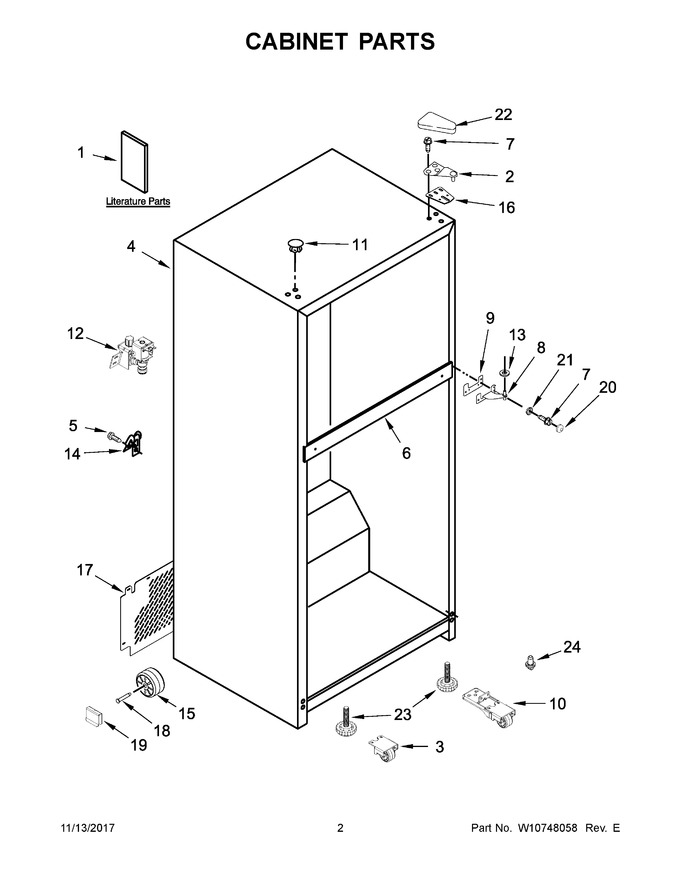 Diagram for WRT138FZDW00