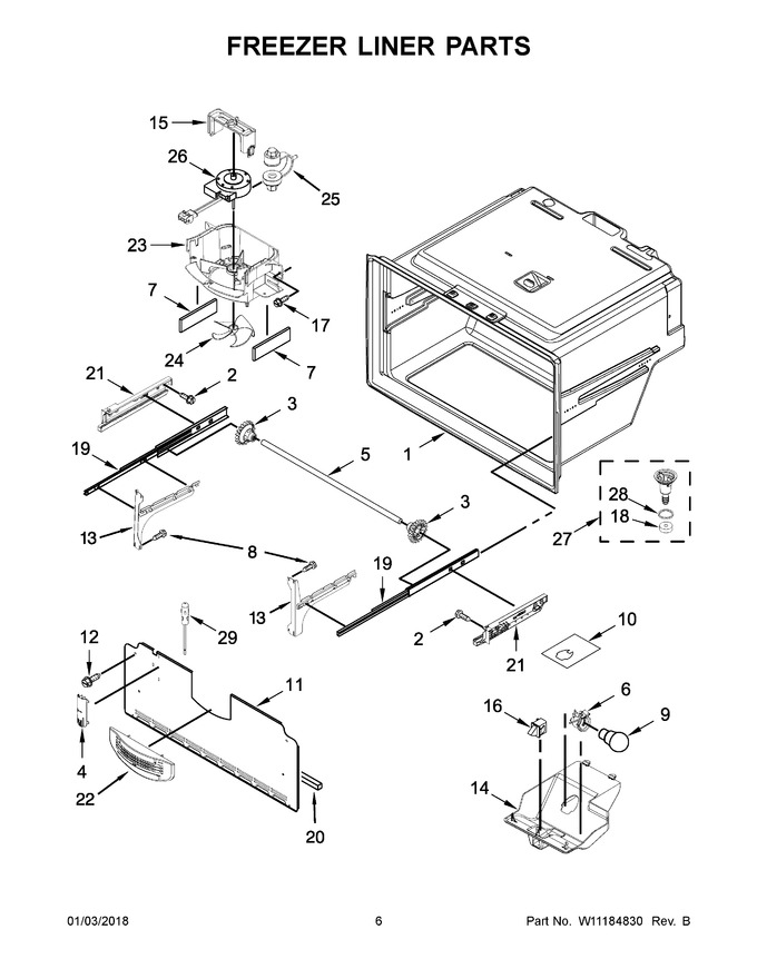 Diagram for WRF555SDFZ05