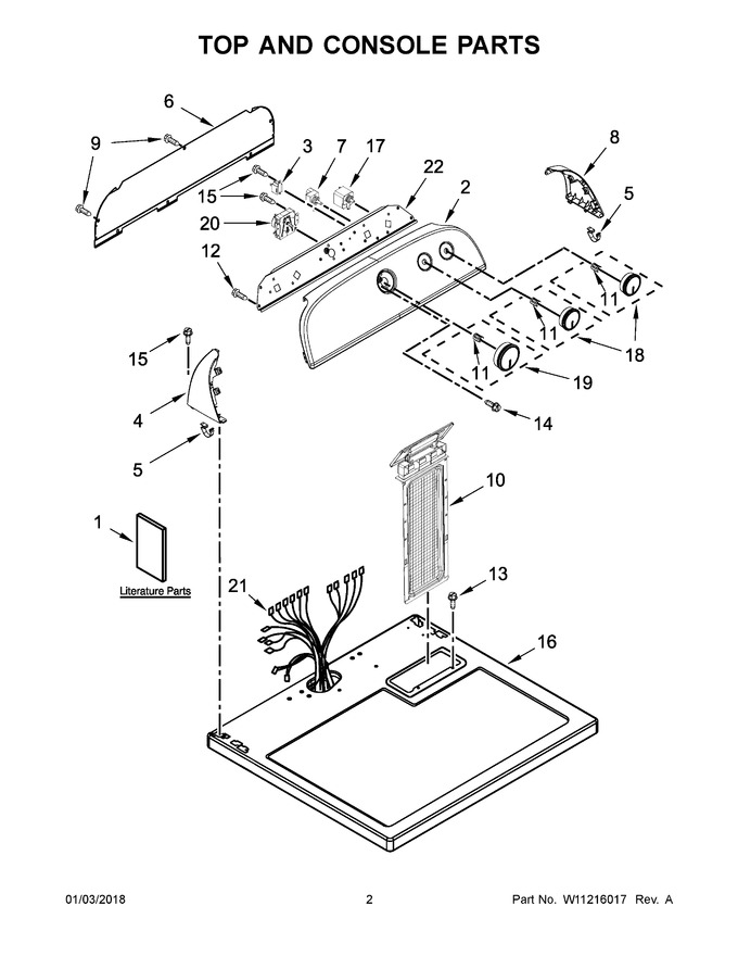 Diagram for WGD4950HW0