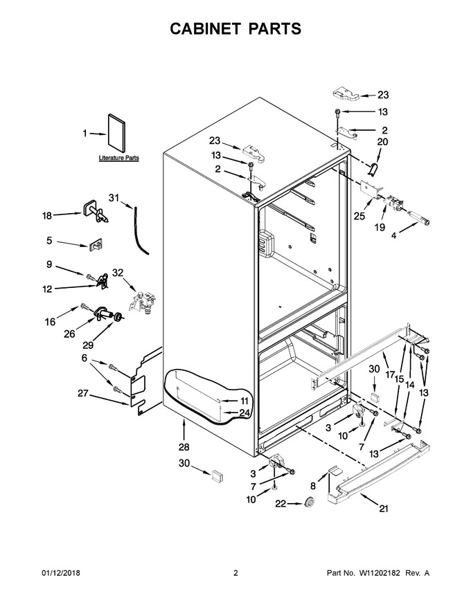 Diagram for WRFA60SMHZ00