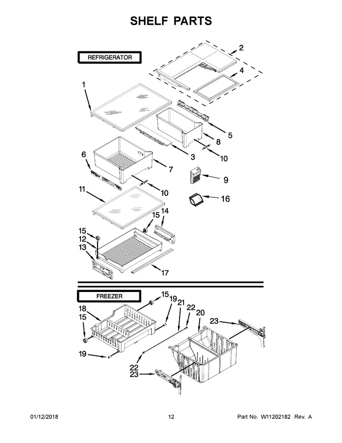 Diagram for WRFA60SMHZ00