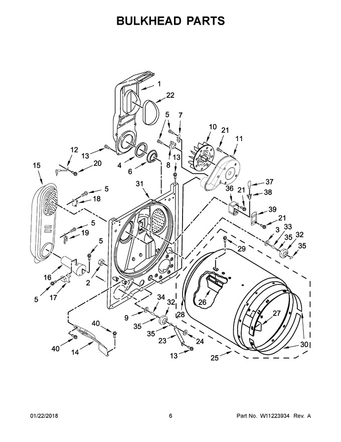 Diagram for WGD4850HW0