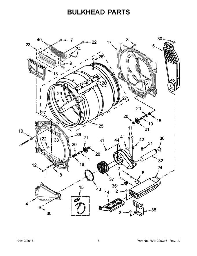 Diagram for YWED8000DW4