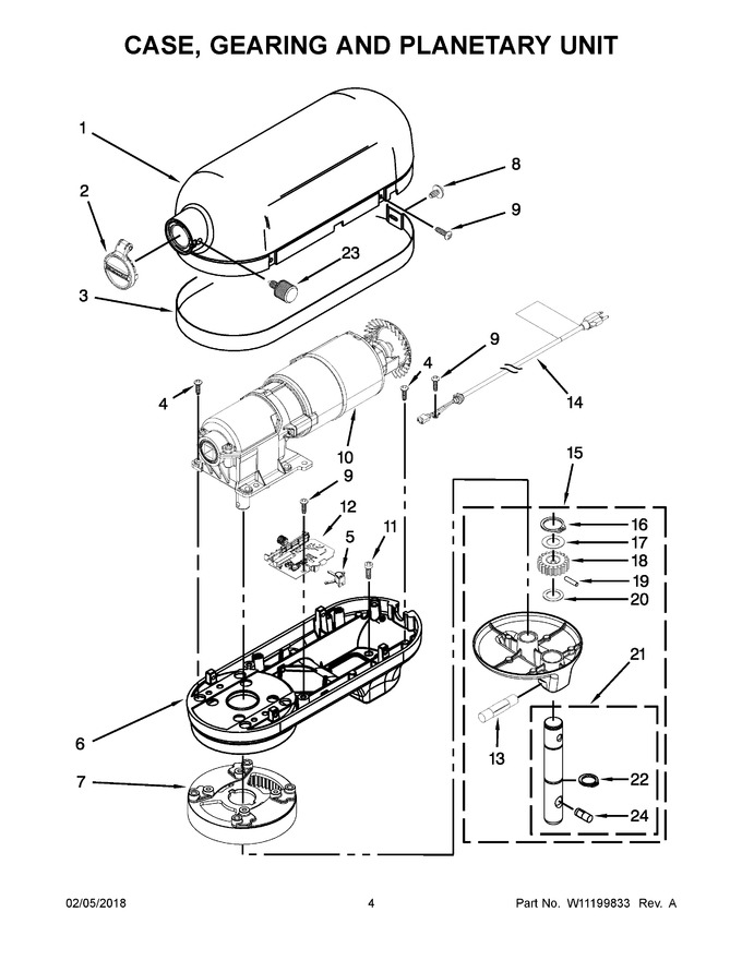 Diagram for KSM7586PBK0