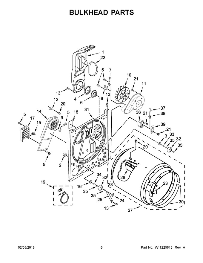 Diagram for YWED4850HW0