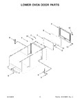 Diagram for 05 - Lower Oven Door Parts