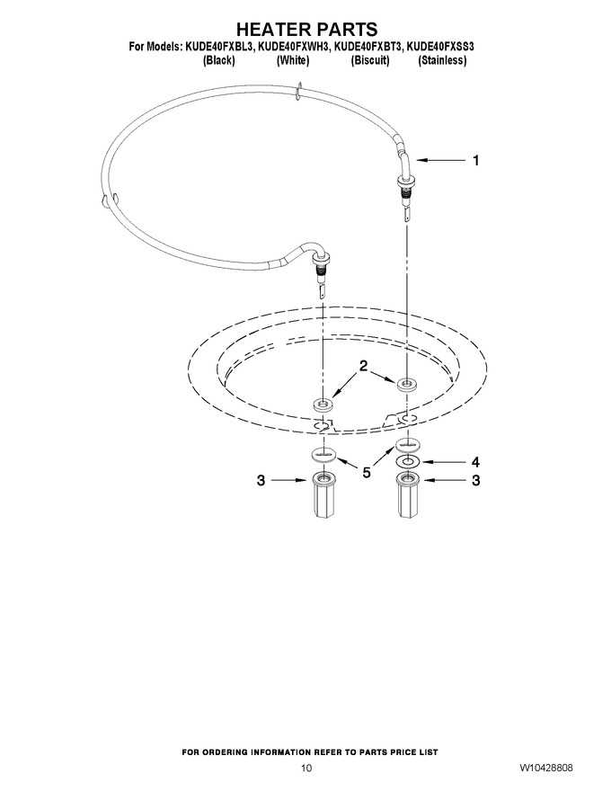 Diagram for KUDE40FXWH3