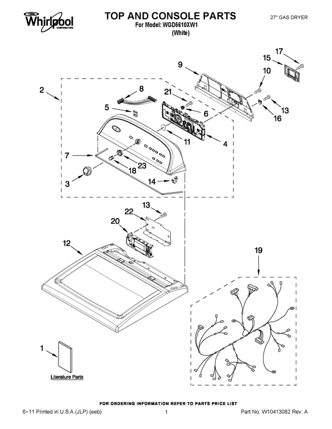 Diagram for WGD5610XW1