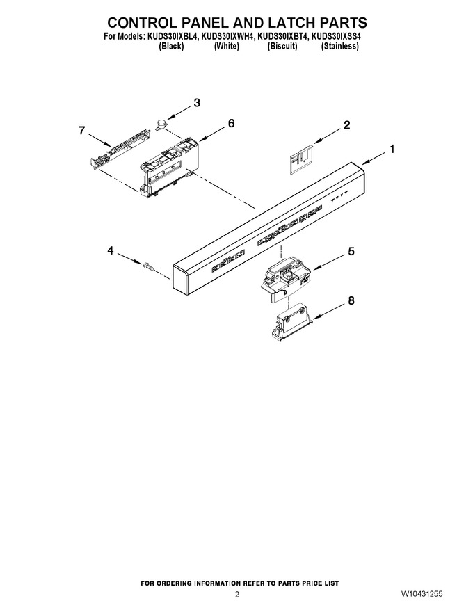 Diagram for KUDS30IXWH4