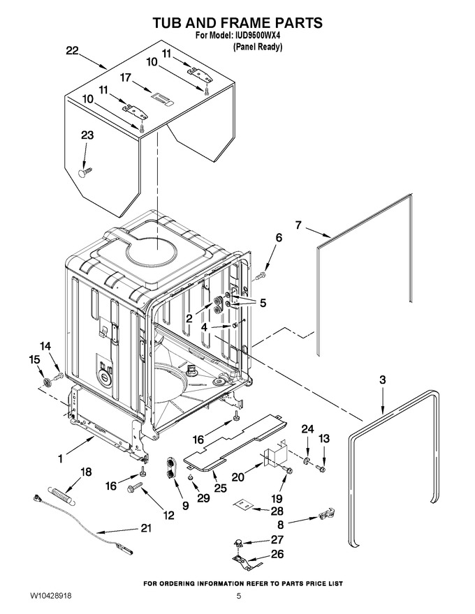 Diagram for IUD9500WX4