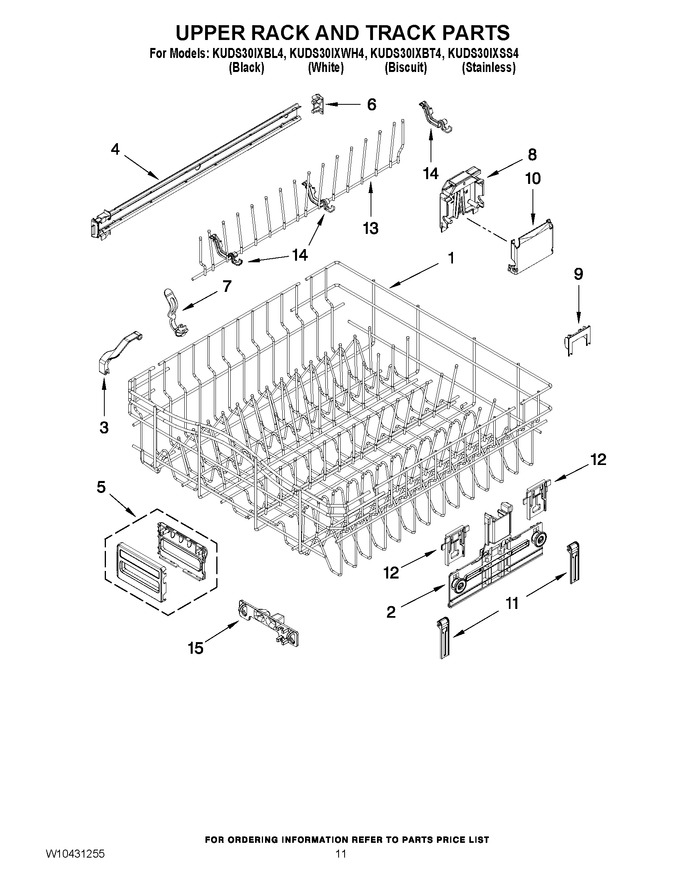 Diagram for KUDS30IXWH4