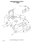 Diagram for 08 - Dispenser Front Parts