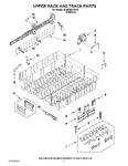 Diagram for 09 - Upper Rack And Track Parts