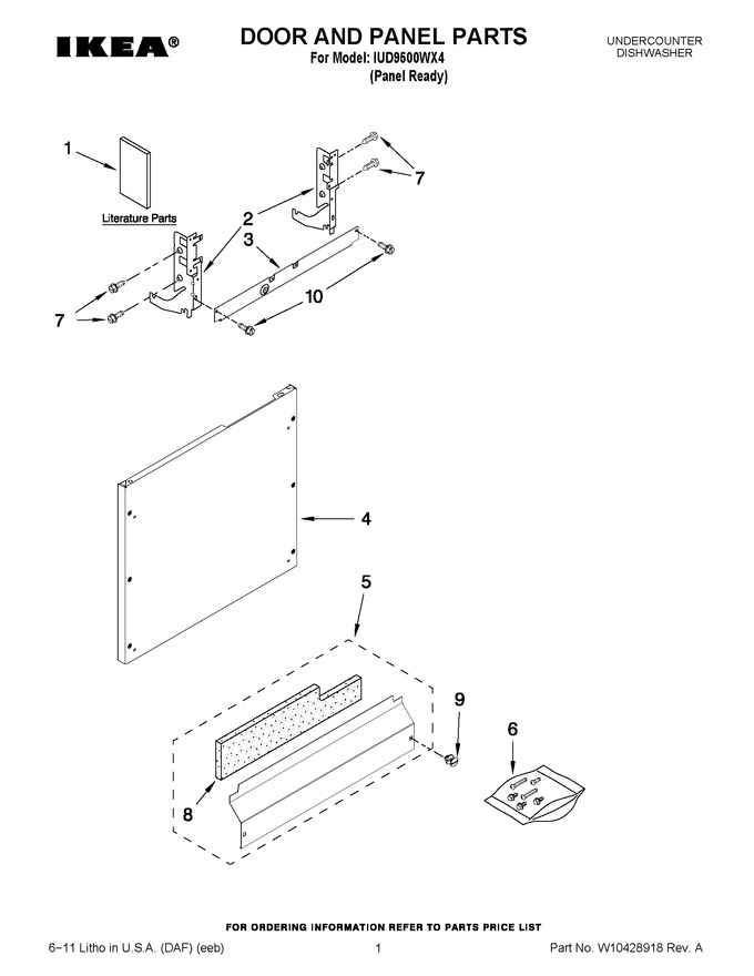 Diagram for IUD9500WX4