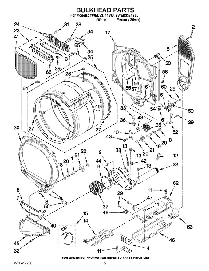 Diagram for YWED9371YW0