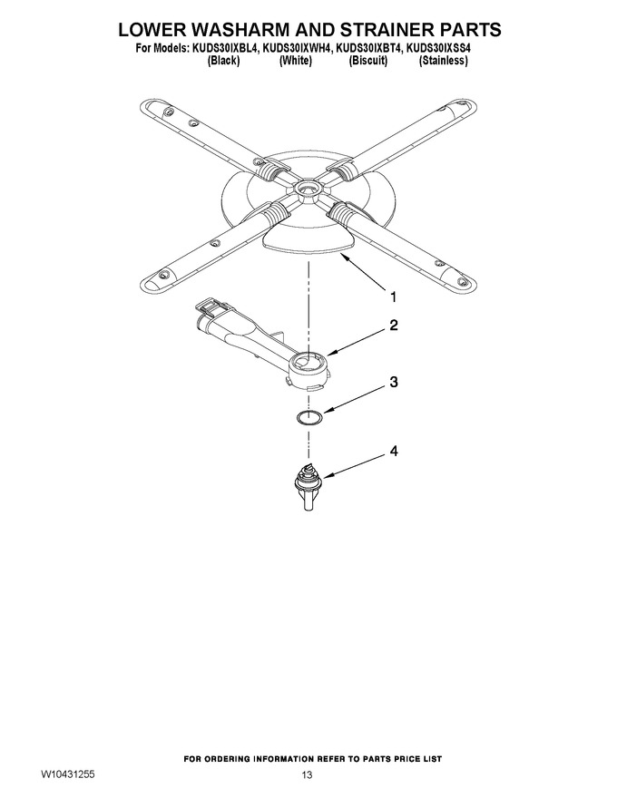Diagram for KUDS30IXWH4