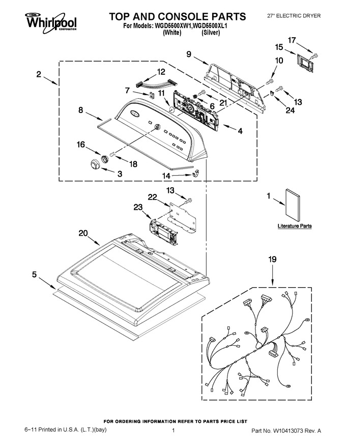 Diagram for WGD5500XL1