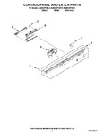 Diagram for 02 - Control Panel And Latch Parts