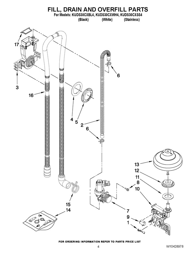 Diagram for KUDS30CXBL4