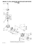 Diagram for 04 - Brake, Clutch, Gearcase, Motor And Pump Parts