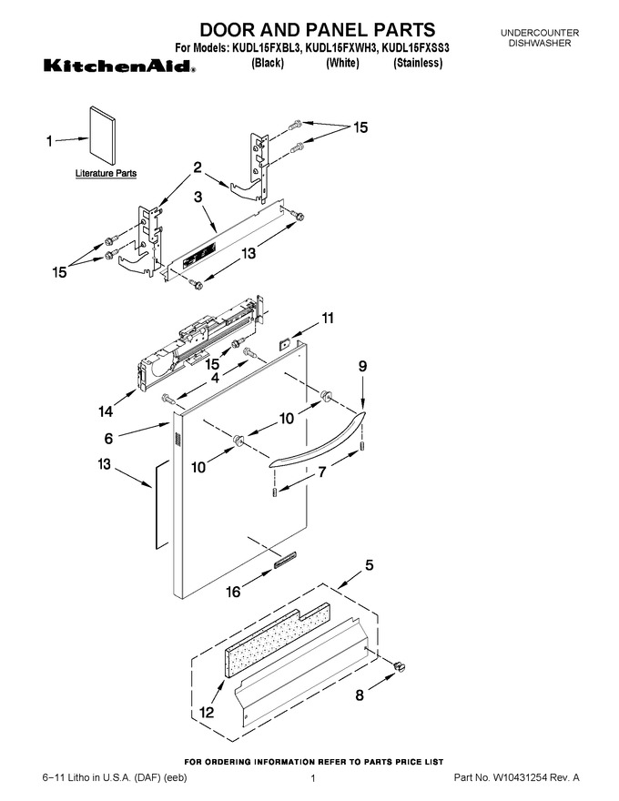 Diagram for KUDL15FXSS3