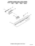 Diagram for 02 - Control Panel And Latch Parts