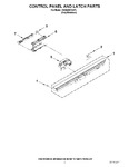 Diagram for 02 - Control Panel And Latch Parts