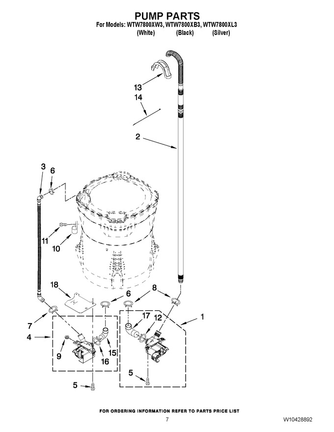 Diagram for WTW7800XB3