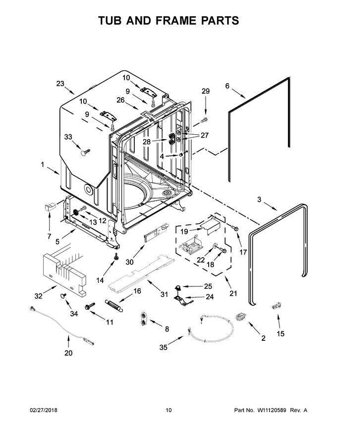 Diagram for WDT975SAHZ0