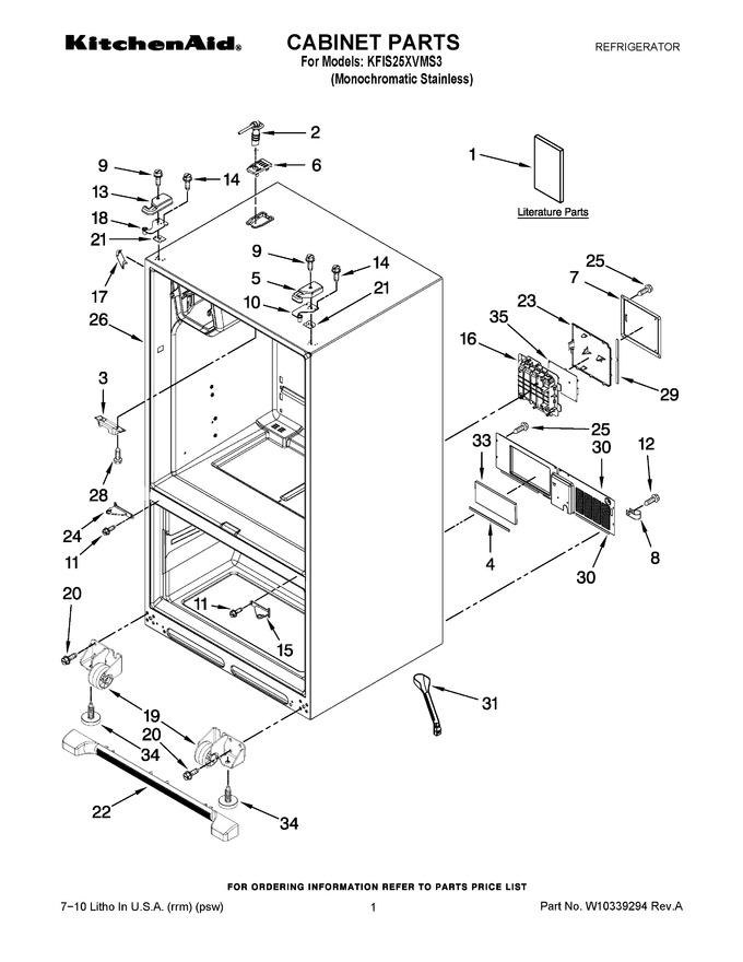 Diagram for KFIS25XVMS3