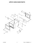 Diagram for 05 - Upper Oven Door Parts