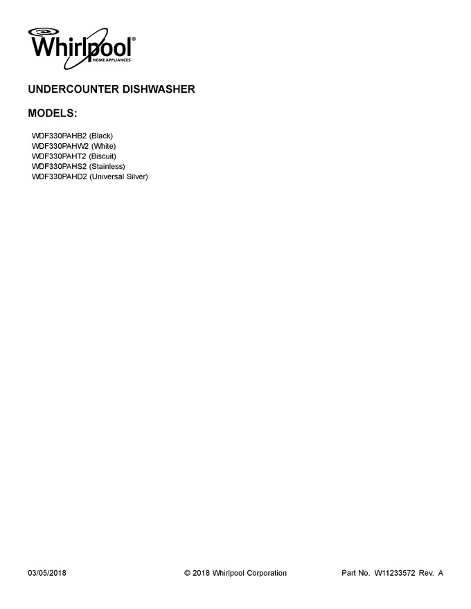 Diagram for WDF330PAHD2