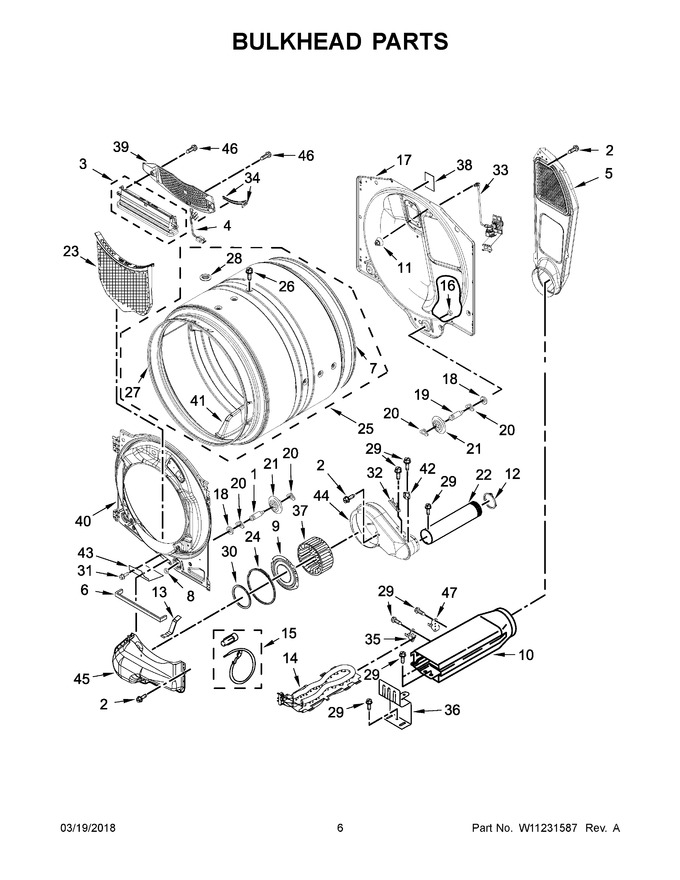 Diagram for WED8540FW2