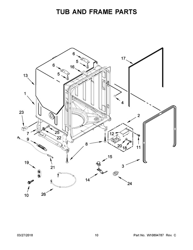 Diagram for WDF770SAFZ0