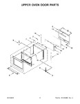 Diagram for 04 - Upper Oven Door Parts