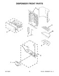 Diagram for 09 - Dispenser Front Parts