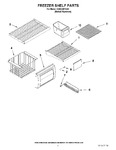 Diagram for 03 - Freezer Shelf Parts